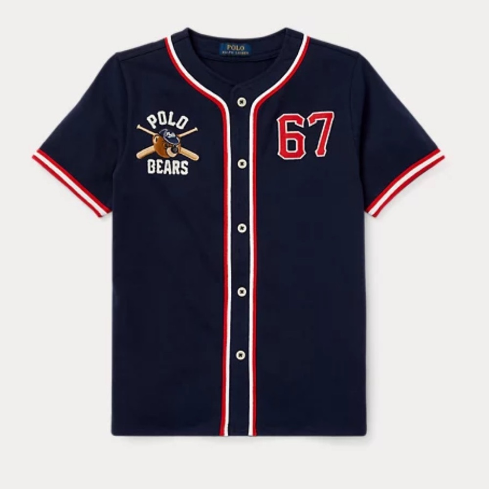 Polo Ralph Lauren Bear Baseball Jersey